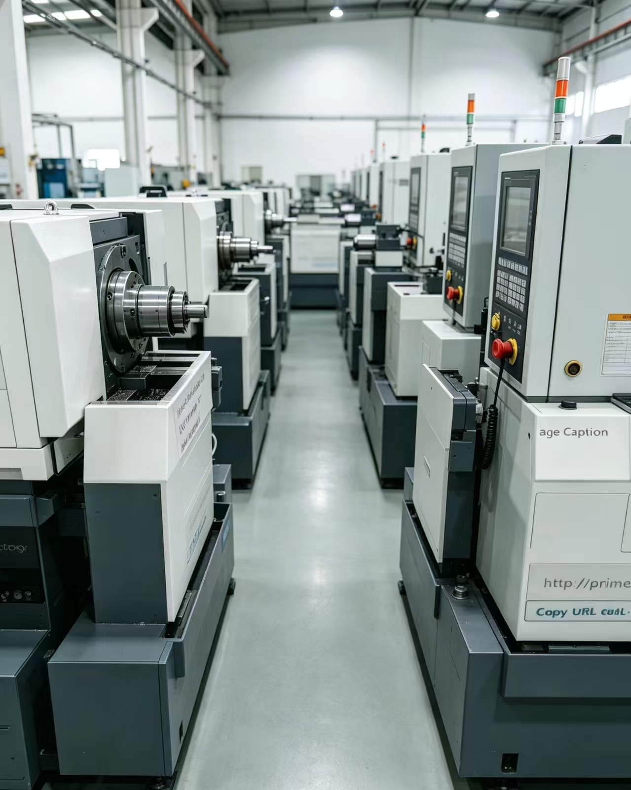 Plastic‑injection machines and precision CNC mold‑making equipment in Dongguan factory for phone case and PSA card accessory manufacturing
